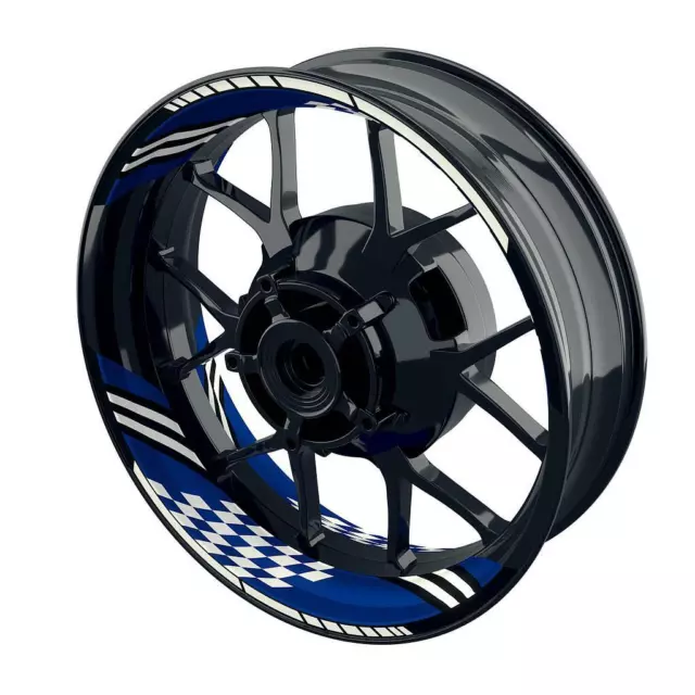 Felgenaufkleber Motorrad Wheelsticker Renngrib V1 -S ZT Grid1