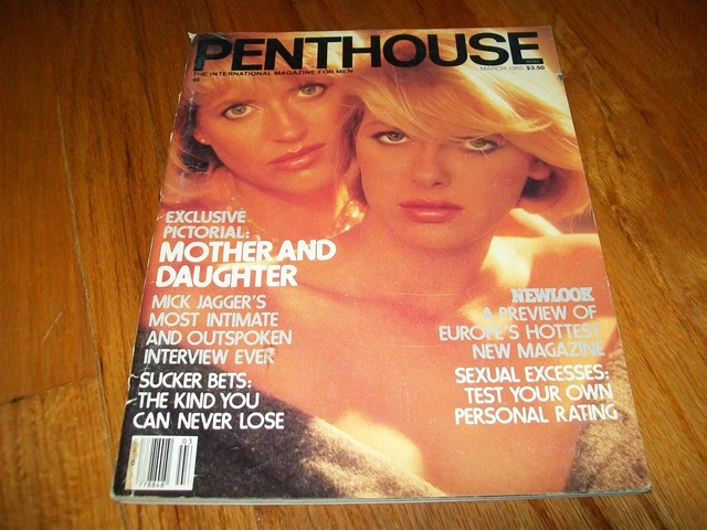 Curated visual reference: Penthouse Exclusive Interviews Reference: March 1985 Penthouse Magazine Mick Jagger Interview Rare Mar 85