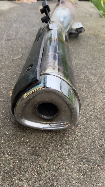 BMW K75RT K75 OEM Used Chrome Exhaust Muffler 18121454291