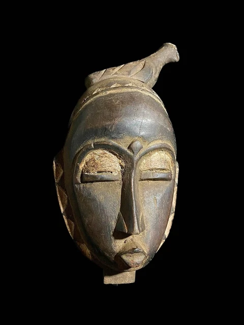 Lomane Guru African Mask As Large African Mask Also Known As Tribal Mask-7236