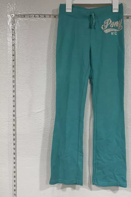 PS FROM AEROPOSTALE Girls Junior Sweatpants Joggers Teal Blue Size L 12 ...