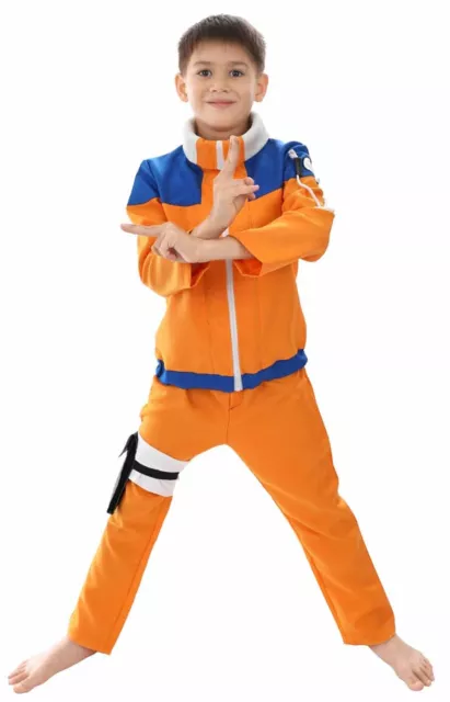 Genin Kinderkostüm für Naruto Fans | Uzumaki Ninja Kinder Kostüm | 110 - 140