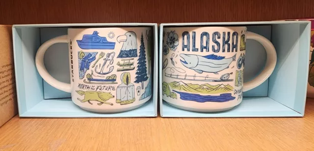 Starbucks ALASKA Been There 14oz Coffee Mug **DISCONTINUED** **FREE SHIPPING**