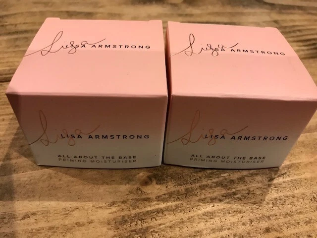 Hidratante de cebado Lisa Armstrong All About the Base nueva en caja x 2 *ganga*