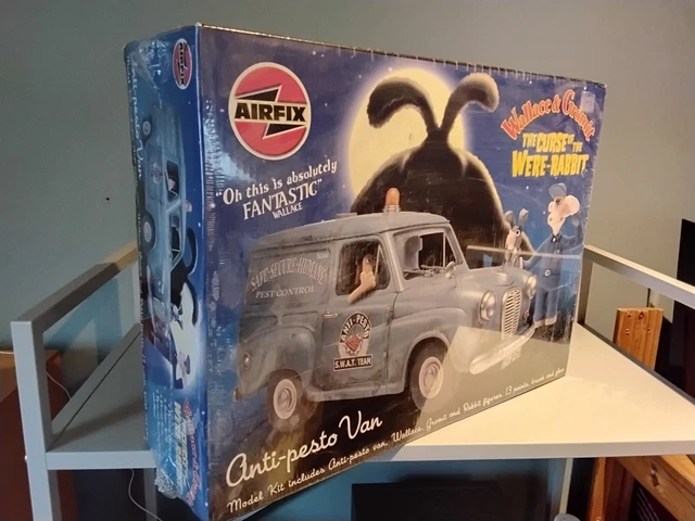 WALLACE & GROMIT Airfix Curse of the Were Rabbit, Anti-Pesto Van Sealed ...