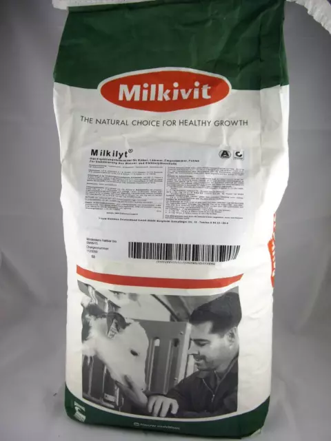 Milkilyt 12,5 kg, Elektrolyte Futtermittel für Kälber, Ferkel, Lämmer,Fohlen