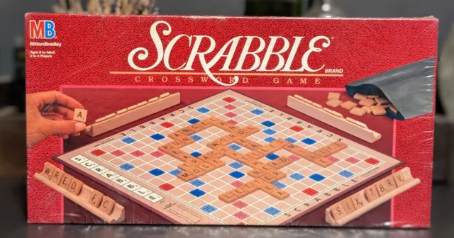 Vintage Scrabble - 1989 Edition - New & Sealed - Milton Bradley Board Game