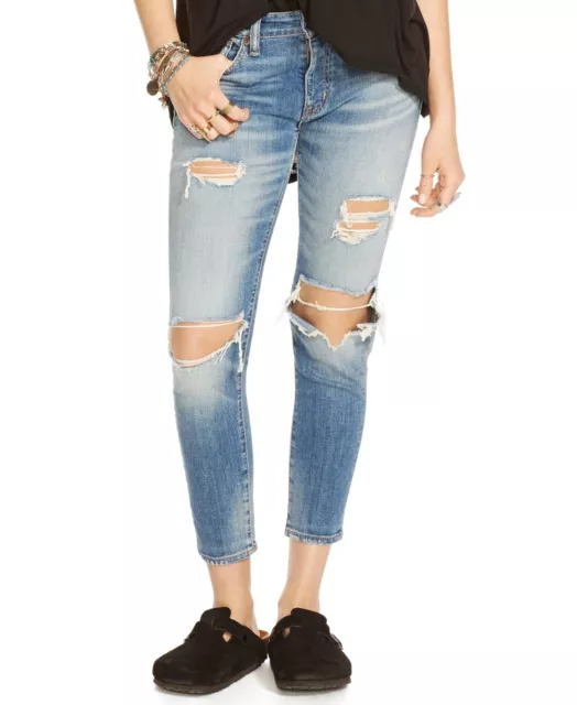 Denim & Supply Ralph Lauren Cropped Skinny Jeans, Kayla Wash Size Regular 32