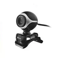 Trust Exis Webcam - 0.3 Megapixel Black, Silver USB 2.0 640 x 480 Video