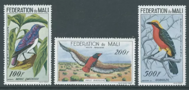 MALI 1960 SG10/12 set of 3 Air- Birds - unmounted mint. Catalogue £43