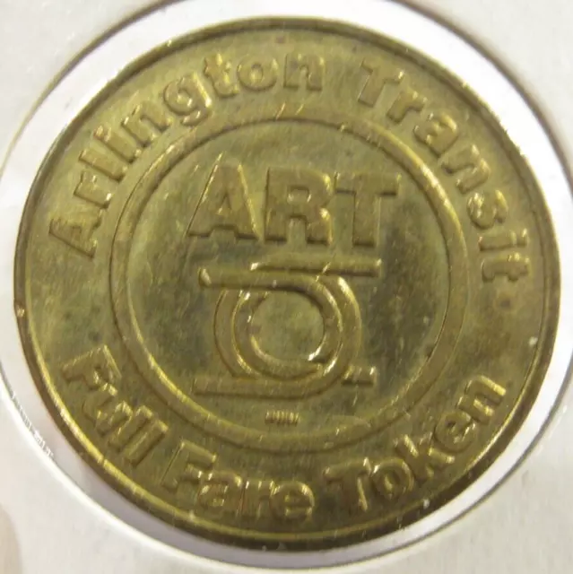 Vintage ART Arlington, VA Transit Bus Token - Virginia