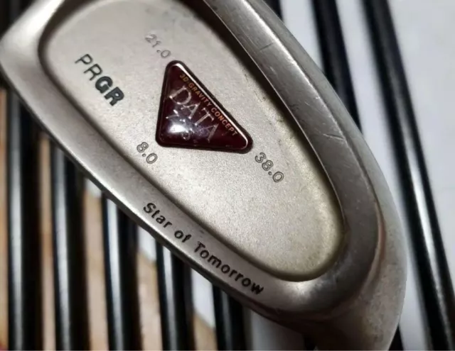 Pro Gear (PRGR) Data 725 Iron Set (DATA) #3~#9.P.A.S (10 pieces) from Japan Used