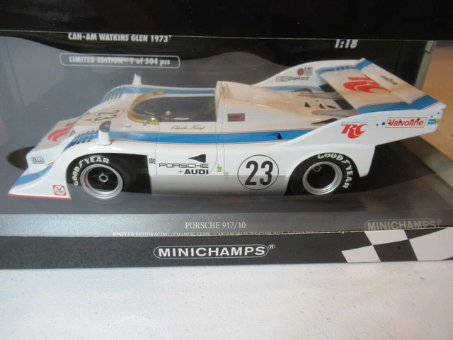 MINICHAMPS 1972 Porsche 917/10 Can-Am LE 350pcs 1:18 Scale Diecast