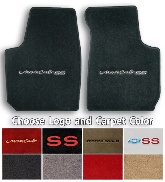 Chevrolet Monte Carlo 2pc Classic Loop Carpet Floor Mats - Choose Color & Logo