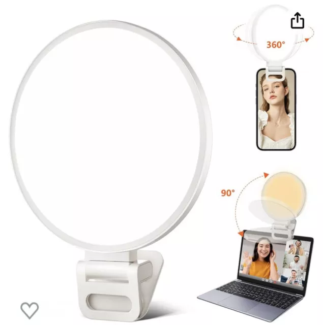 Selfie Ring Light Rechargeable With Clip