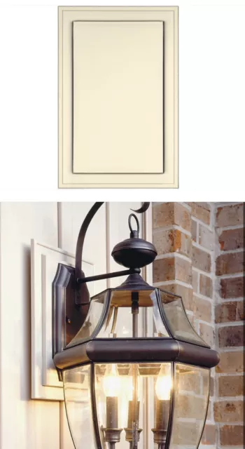 Luz de carro J-Block 020 amarillo crema 8x12x3⁄4-11⁄4"" mástil de montaje jumbo revestimiento de vinilo