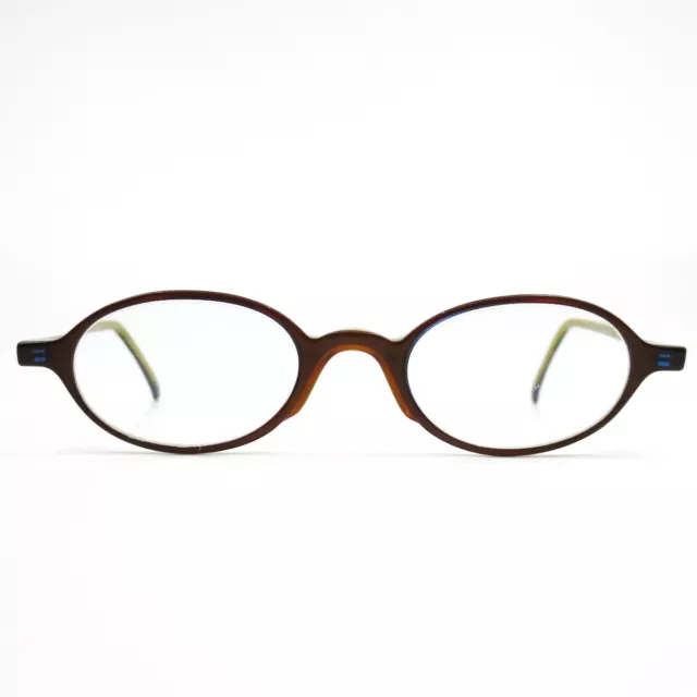 Kenneth Cole Reaction CV KC OVAL & OUT 002 brown Eyeglasses Frame 48-15-140