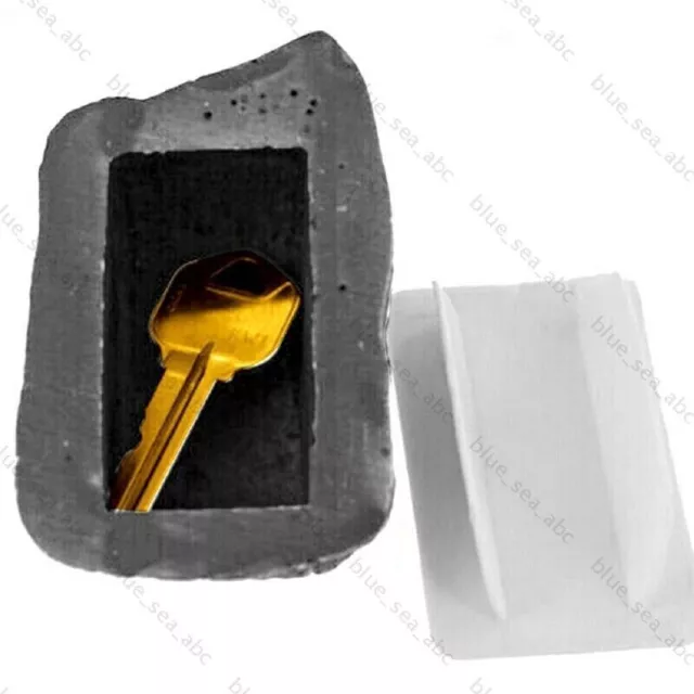 Lunartec Schlüssel Stein: 3er-Set Schlüsselversteck in Stein-Optik