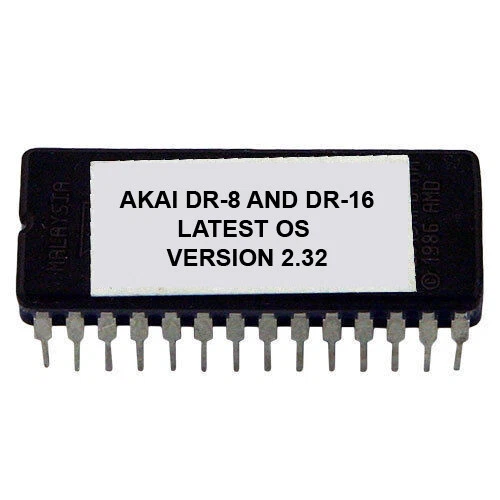 Akai DR-8 DR-16 OS 2.32 ROM Eprom DR8 DR16 Mise Logiciel OS