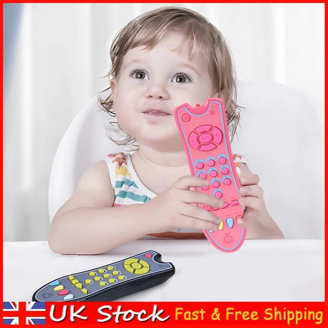 Simulation Musical Early Educational Toys 3 Language Modes TV Remote Control Toy