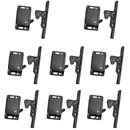 Enmja 8 Pack RV Drawer Latches and Catches - 10 LBS Pull Force Cabinet Door L...
