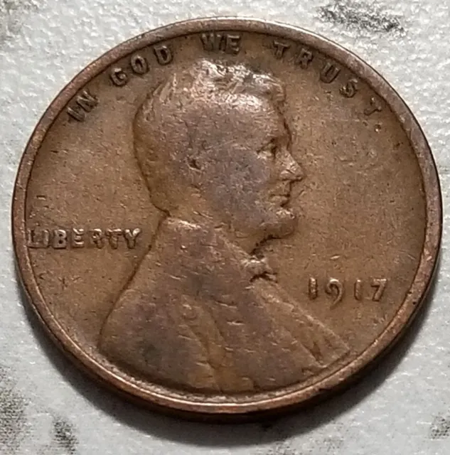 1917 P Philadelphia U.S. Lincoln Wheat Penny Free S&H BIN277