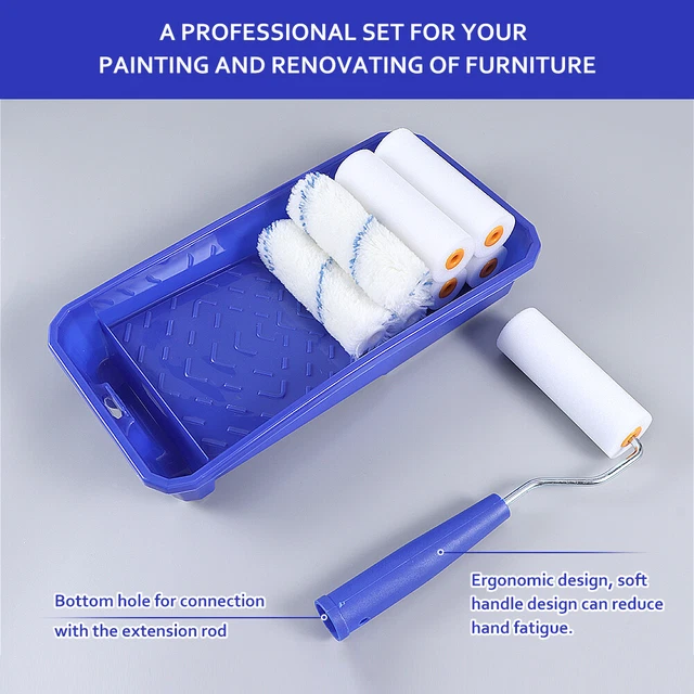 REPLACEMENT PRACTICAL WITH Tray Paint Roller Kit For Painting