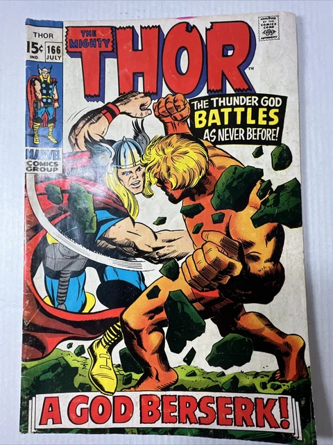 Mighty Thor #166    2nd full app Him (Warlock) "Battles Thor" GOTG 3