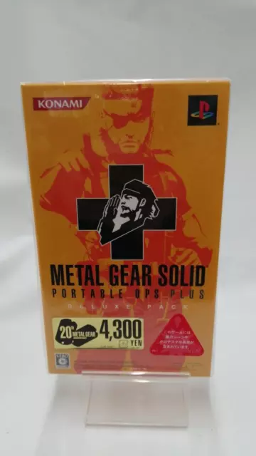 [Sin abrir] METAL GEAR SOLID OPERACIONES PORTÁTILES PLUS PAQUETE DE LUJO SONY PSP de Japón