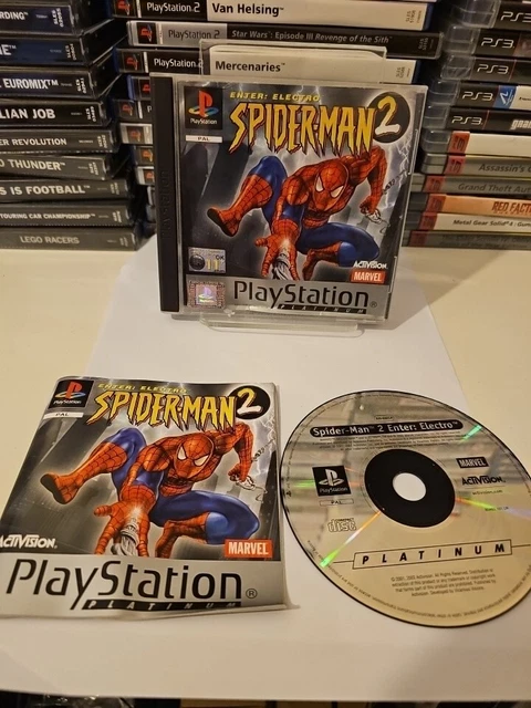Jeu PS1 - Spider-Man 2 - La Revanche D'électro - Platinum