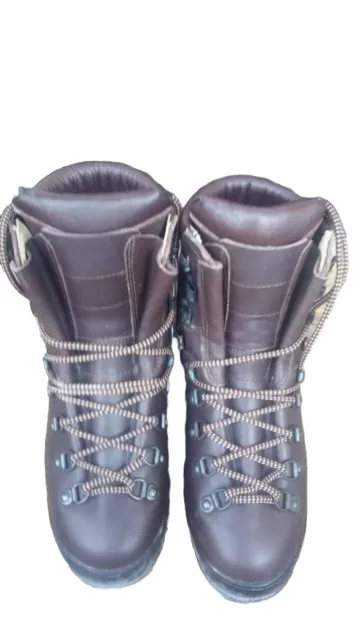 SCARPA SCARPONE NERO da montagna originale Esercito Militare