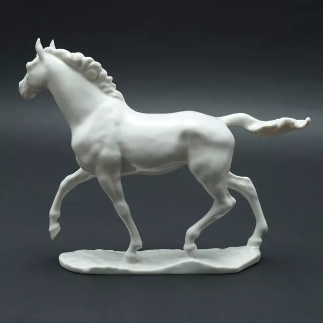 Hutschenreuther Figurine Cheval Mazda Pur-Sang Porcelaine Art Selb V. 3
