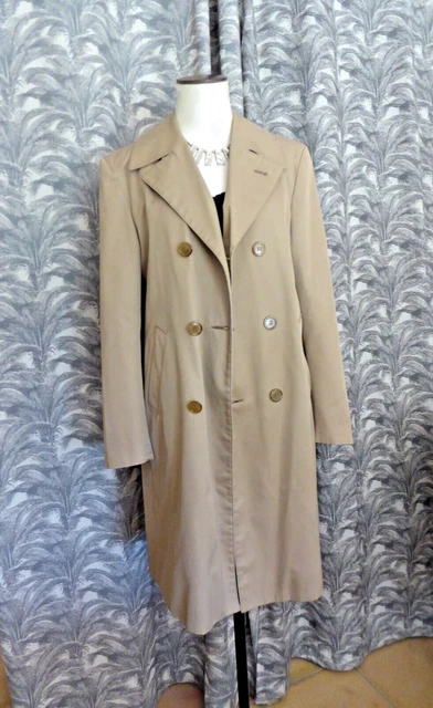 Trench-coat Vintage Mac Farlane - Fabriqué En France, Taille 48 (correspond ~42/44) - Occasion Très Bon état