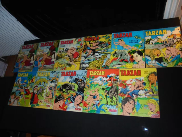 Lot Tarzan 10 tomes Editions Mondiales Del Duca