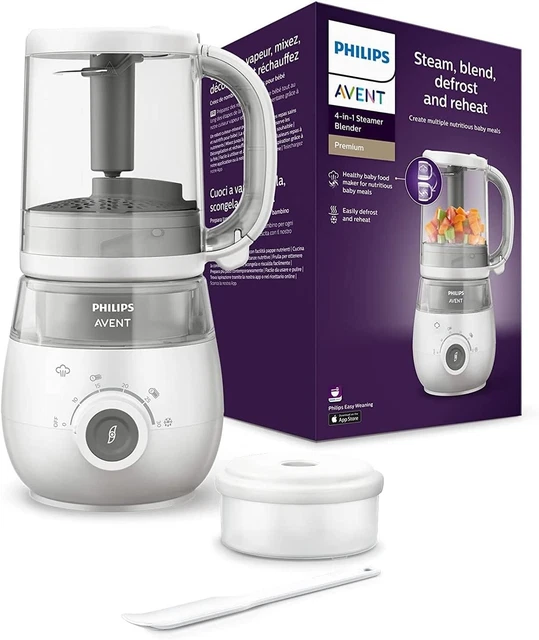 Philips Avent 4-In-1 Steamer Blender Healthy Baby Food Maker, SCF883/01-Au