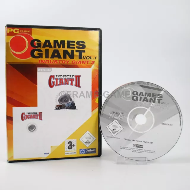 PC CD DVD Spiel Industry Gigant Giant II Vol 1 Gut