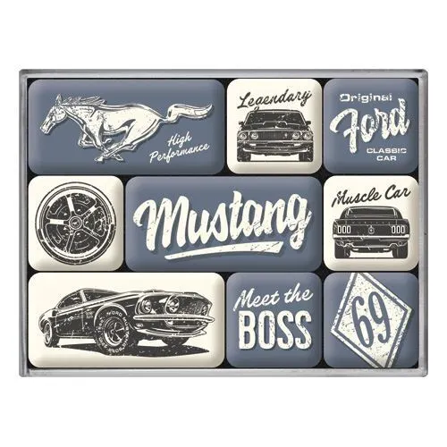 Ford Mustang Magnetset The Boss