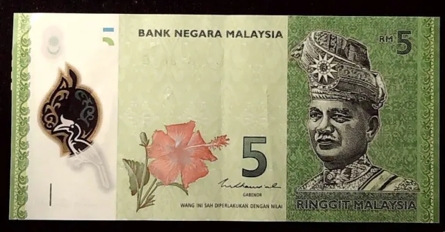 1X 2012 Malaysia 5 Ringgit World Banknote  Add To Collection  Inv#B11105
