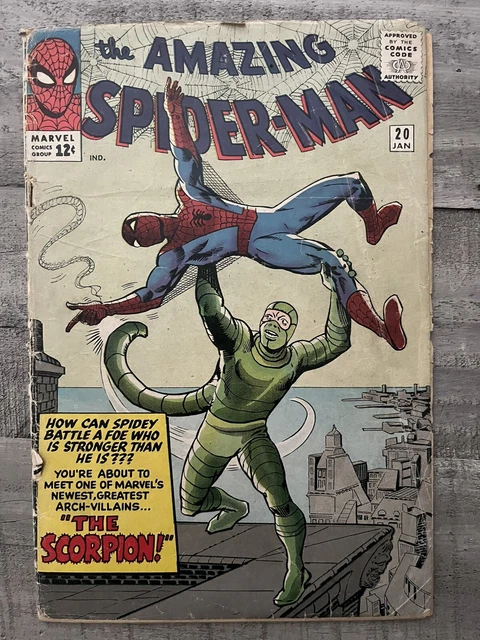 The Amazing Spider-Man 20 1965 First Appearance Of The Scorpion marvel comics