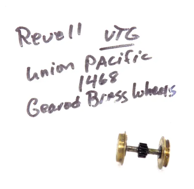 Vtg / Ho / Revell / Diesel / Union Pacific #1468 / Brass Wheels + Gear / Part