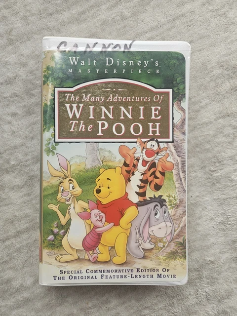 WALT DISNEY MASTERPIECE The Many Adventures Of Winnie The Pooh VHS walt-disney-masterpiece-the-many-adventures-of-winnie-the-pooh-vhs