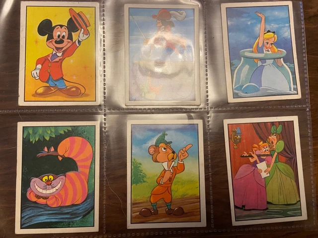 1971 Anglo Walt Disney Characters Full Set Of 78 Cards