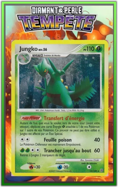 Jungko Holo - DP07:Tempête - 10/100 - Carte Pokémon Française