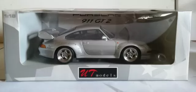 1/18 Porsche 911 GT2 Silver 1997 UT Models