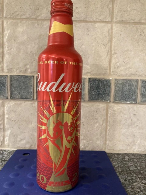 2022 Budweiser World Cup aluminum bottle - Empty Bottle!!!