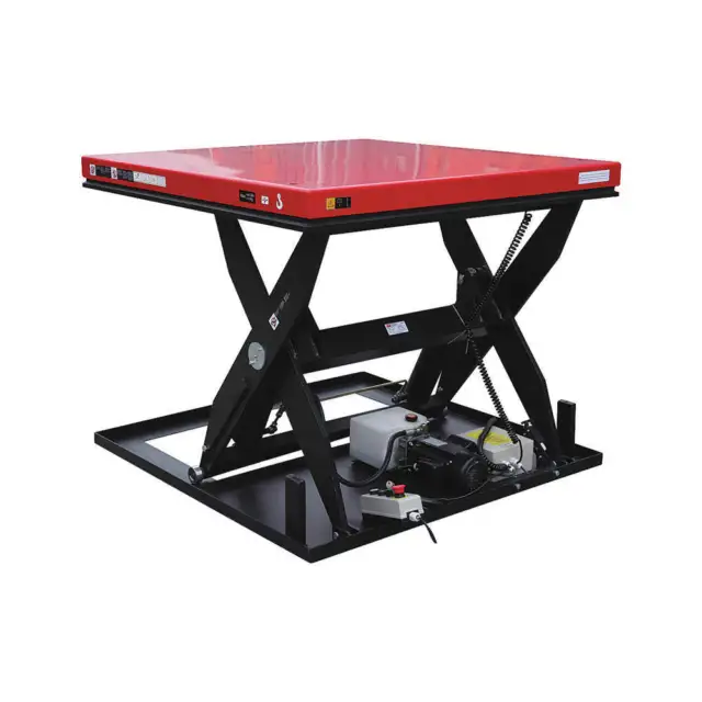 DAYTON 60NH57 Scissor Lift Table,5000 lb Load Capacity