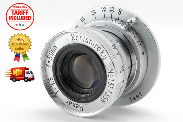 NEAR MINT] KONICA Konishiroku Hexar 50mm f3.5 lens L39 Leica LTM
