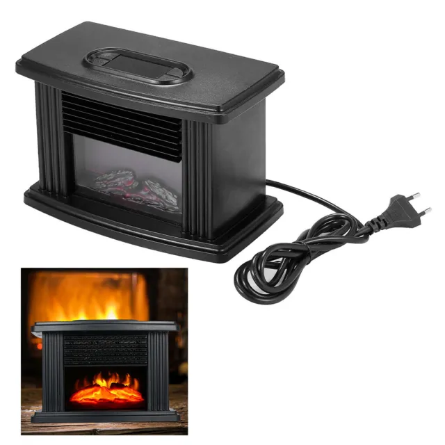 Infrared Electric Fireplace Heater Warmer 1000W Burner Log Stove 3D Flame EU