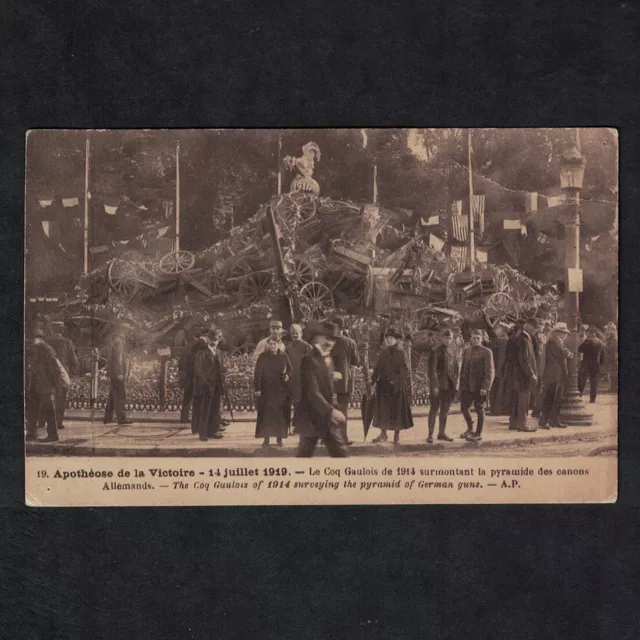 Cpa Guerre - Apothéose de la Victoire - le Coq Gaulois de 1914 ...