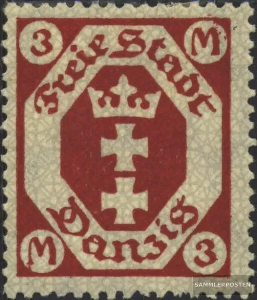 Danzig 104a postfrisch 1922 Freimarken